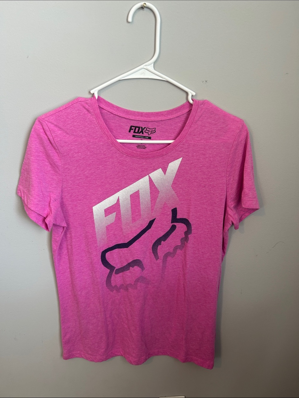 Fox Pink Logo Graphic Tee